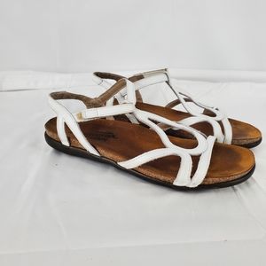 NAOT Dorith White Strappy Sandals 39